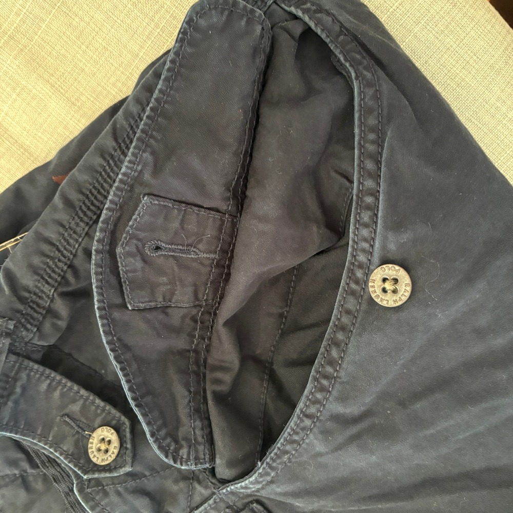 Polo Ralph Lauren Mens Navy Blue 1948 Olympic Games Cargo Shorts 42 NWT Gorpcore - Picture 10 of 16